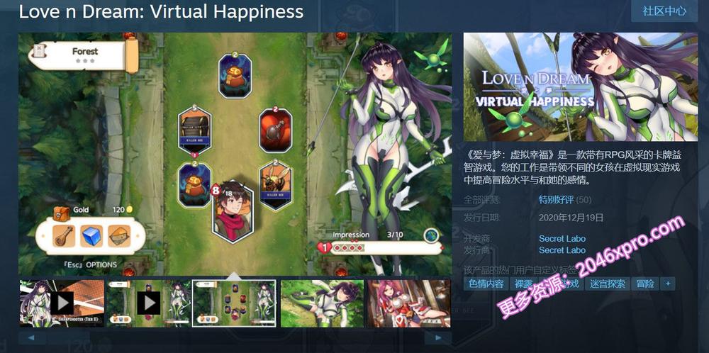 爱与梦：虚拟幸福 STEAM官方中文步兵版+全CG包_截图